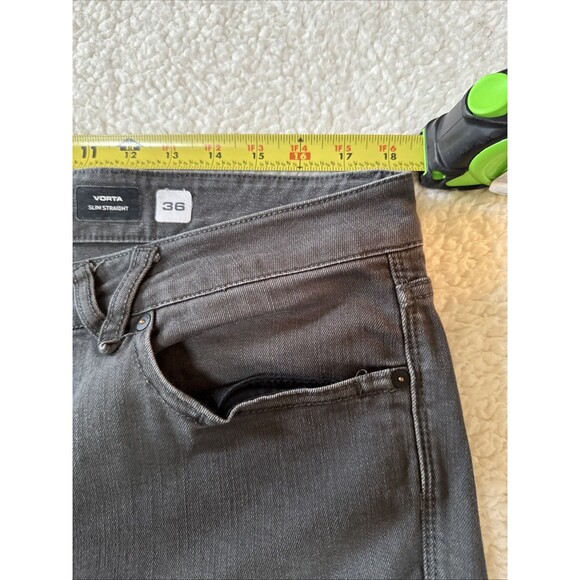 Volcom Denim Jeans 91 CM CA Vorta Slim Straight Mens 32” Waist Gray - Picture 7 of 10
